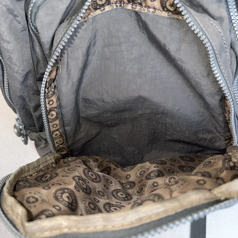 Tegaote Gray Backpack Large Multi Pocket Travel‎ School Bag